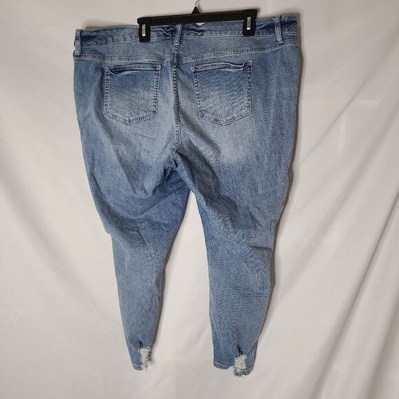 Torrid Distressed Ankle Skinny Jeans Size 22R - Picture 3 of 6